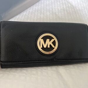 Michael Kors Black leather wallet